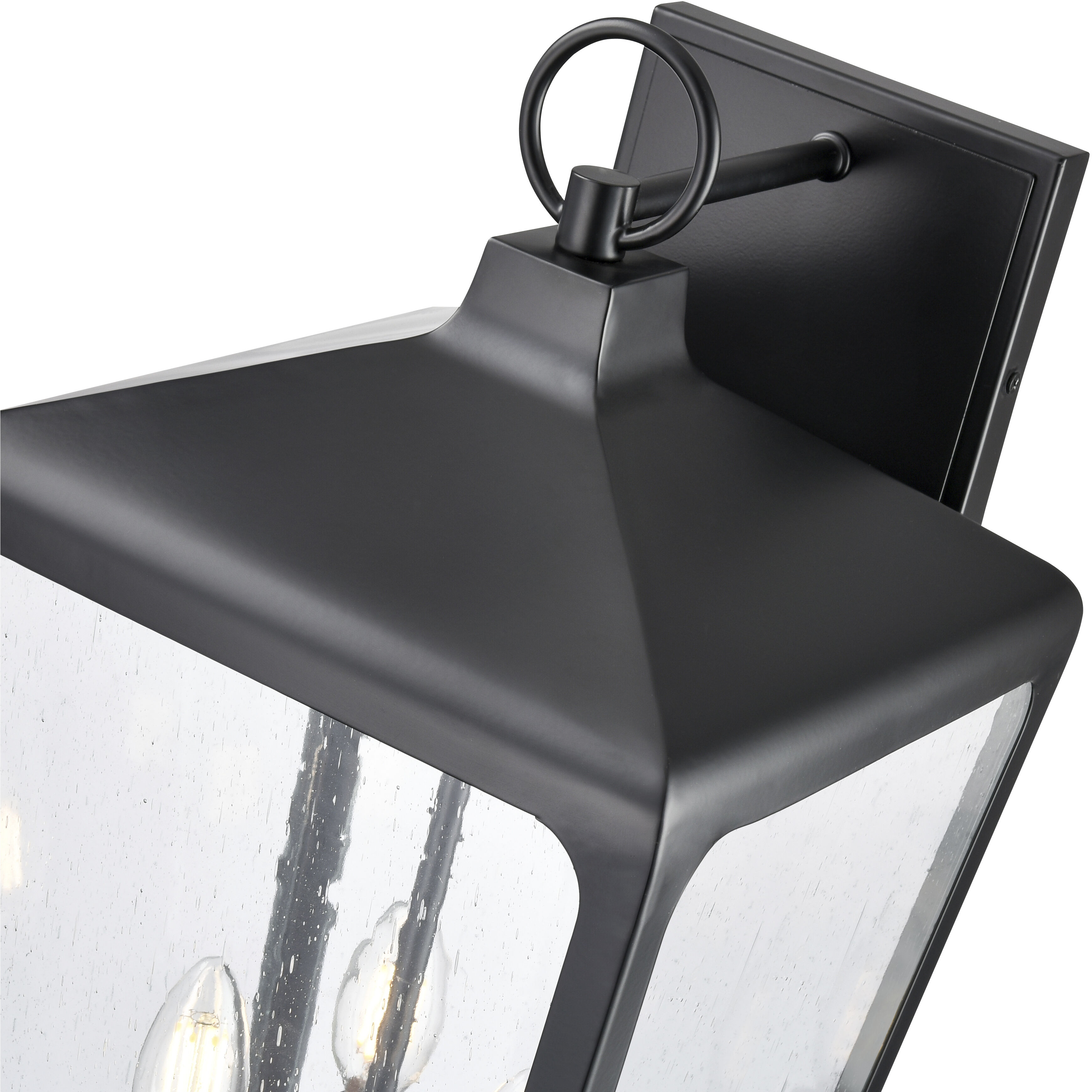 Brooks 3 Light 22.75 inch Powder Coated Black Outdoor Wall Sconce